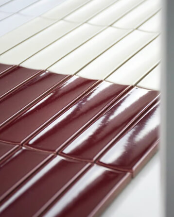 โมเสค TIMELESS TILES รุ่น TIPZY 27.5X29.6 ซม. RED WINE ผิวเงา กระเบื้องผนัง_3